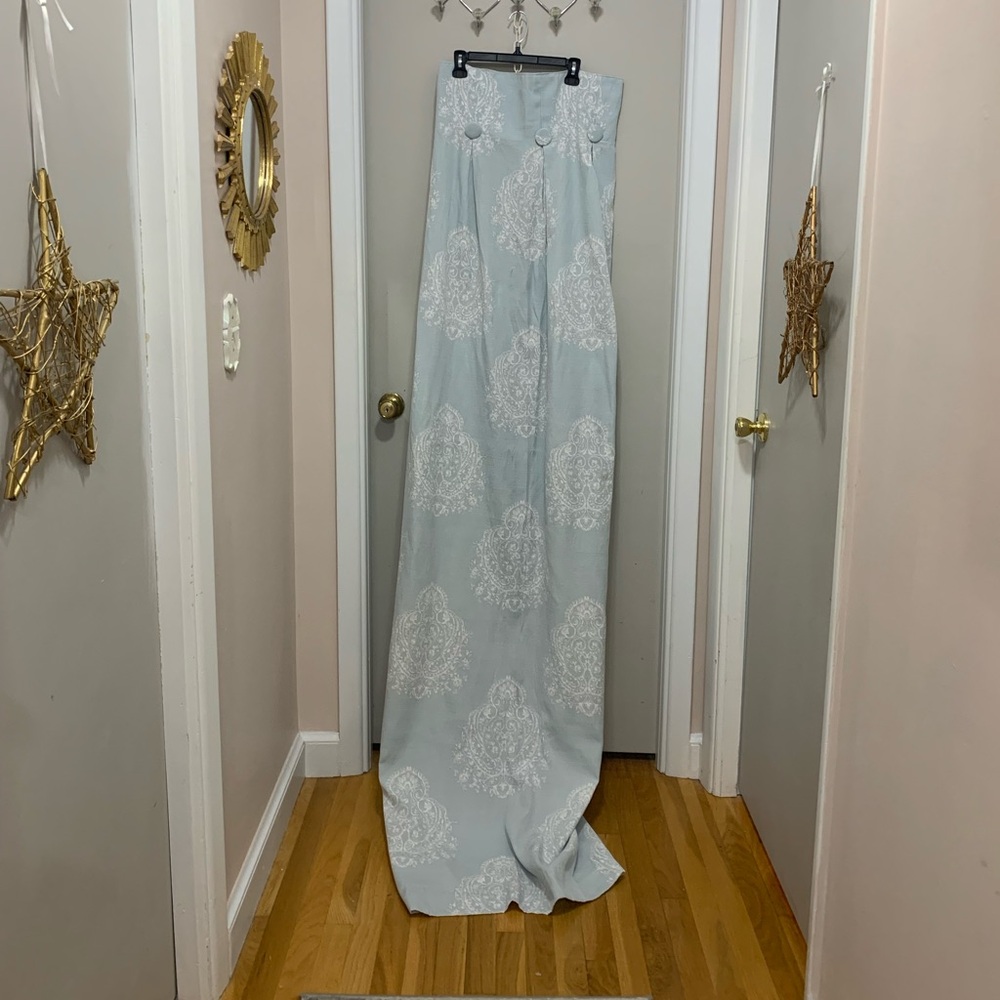 The Luxury Collection Blue and White Patterned Curtains